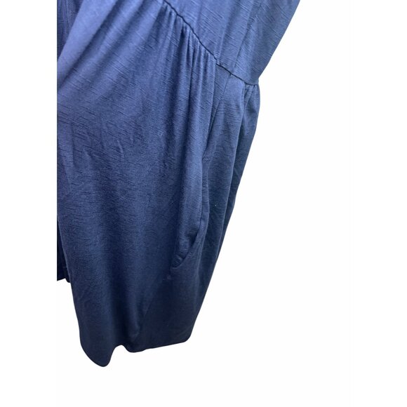 Lane Bryant Short Sleeve Babydoll Fit & Flare Mood Indigo Plus Size 30/32 - Picture 10 of 14